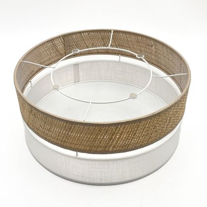 LED-loftlampe SIRJA BOHO LED/20W/230V 4000K Ø 35 cm beige/hvid