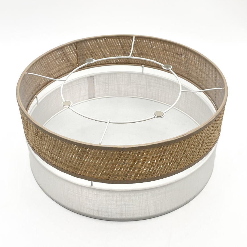 LED-loftlampe SIRJA BOHO LED/20W/230V 4000K Ø 35 cm beige/hvid