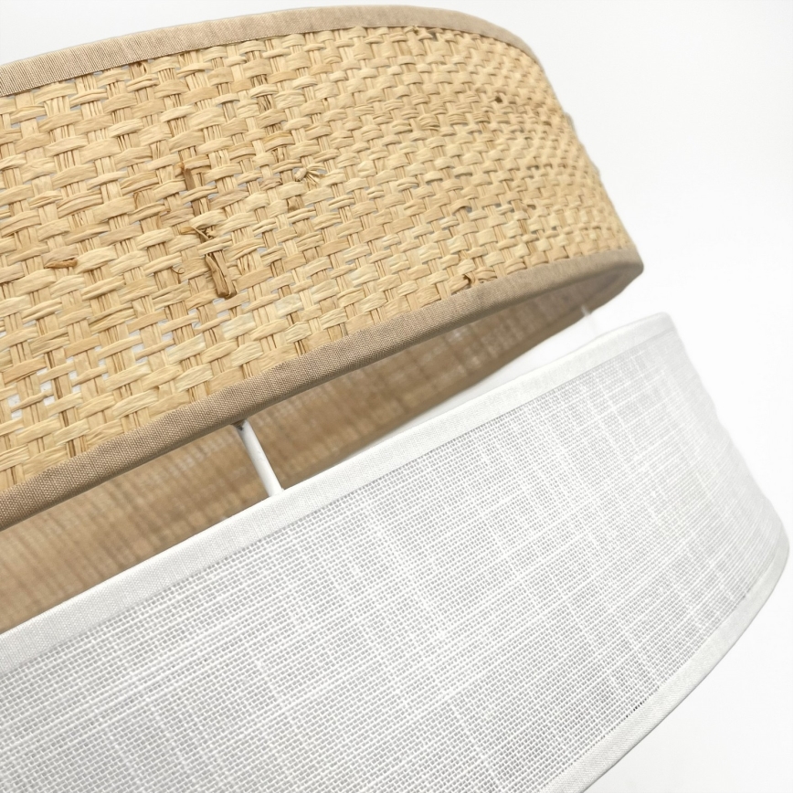 LED-loftlampe SIRJA BOHO LED/20W/230V 4000K Ø 35 cm beige/hvid