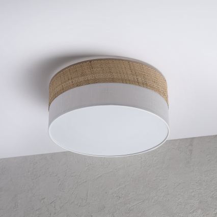 LED-loftlampe SIRJA BOHO LED/20W/230V 4000K Ø 35 cm beige/hvid