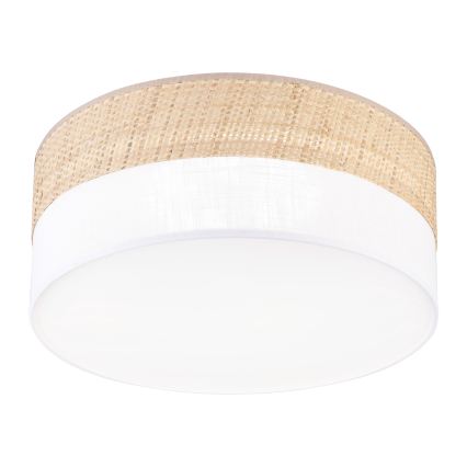 LED-loftlampe SIRJA BOHO LED/20W/230V 4000K Ø 35 cm beige/hvid