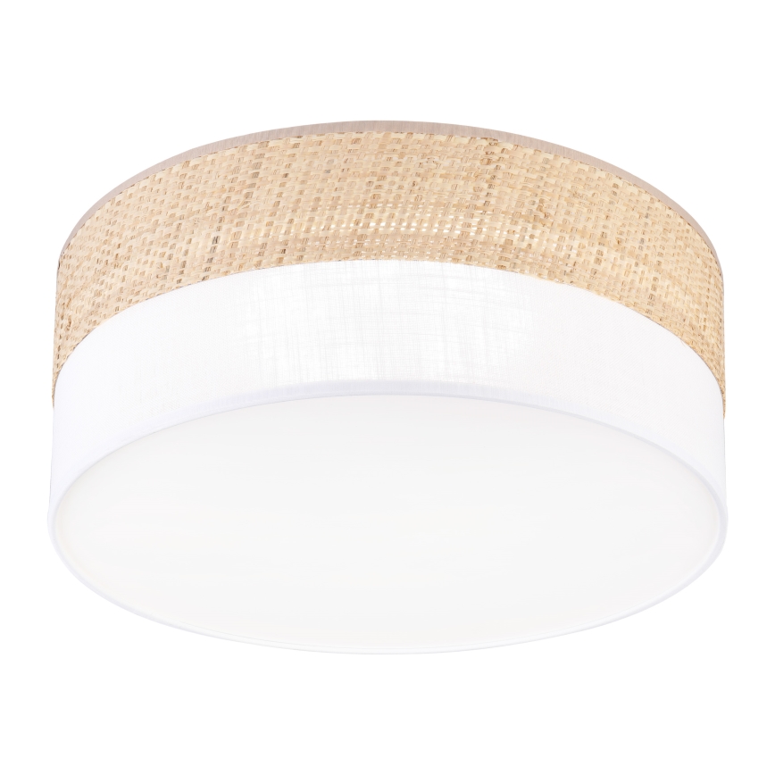 LED-loftlampe SIRJA BOHO LED/20W/230V 4000K Ø 35 cm beige/hvid