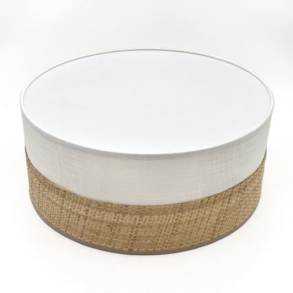 LED-loftlampe SIRJA BOHO LED/20W/230V 4000K Ø 35 cm beige/hvid