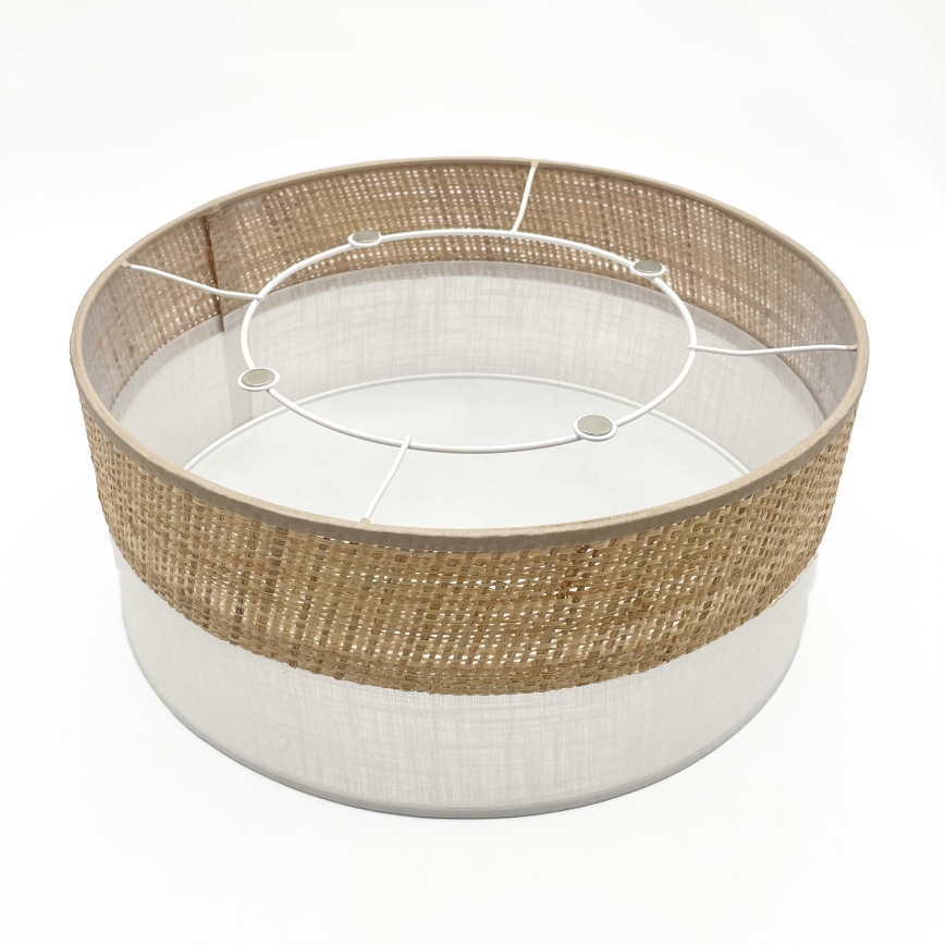 LED-loftlampe SIRJA BOHO LED/20W/230V 4000K Ø 35 cm beige/hvid