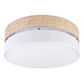 LED-loftlampe SIRJA BOHO, LED/36W/230V, 4000K, Ø 45 cm, beige/hvid