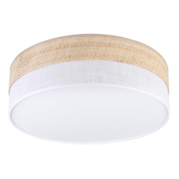 LED loftlampe SIRJA BOHO LED/36W/230V 4000K Ø 45 cm beige/hvid