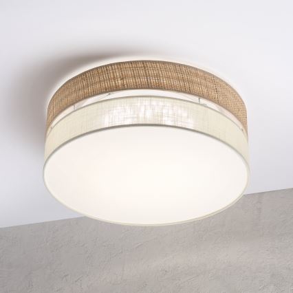 SIRJA BOHO LED-loftlampe, 36W, 230V, 4000K, Ø 45 cm, beige/creme