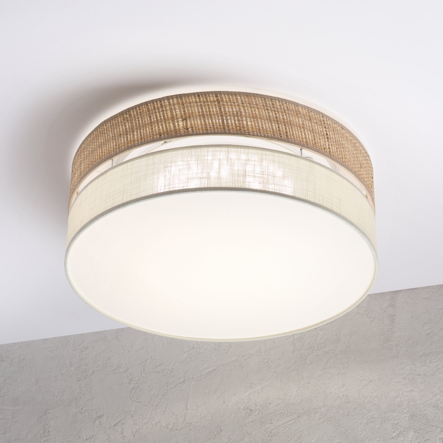 SIRJA BOHO LED-loftlampe, 36W, 230V, 4000K, Ø 45 cm, beige/creme