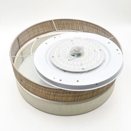 SIRJA BOHO LED-loftlampe, 36W, 230V, 4000K, Ø 45 cm, beige/creme