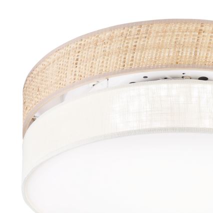 SIRJA BOHO LED-loftlampe, 36W, 230V, 4000K, Ø 45 cm, beige/creme