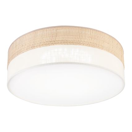 LED loftlampe SIRJA BOHO LED/36W/230V 4000K Ø45 cm beige/creme