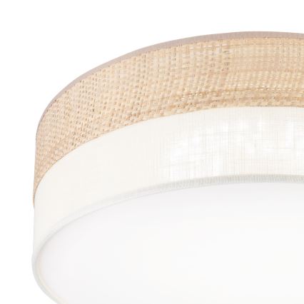 LED loftlampe SIRJA BOHO LED/36W/230V 4000K Ø45 cm beige/creme