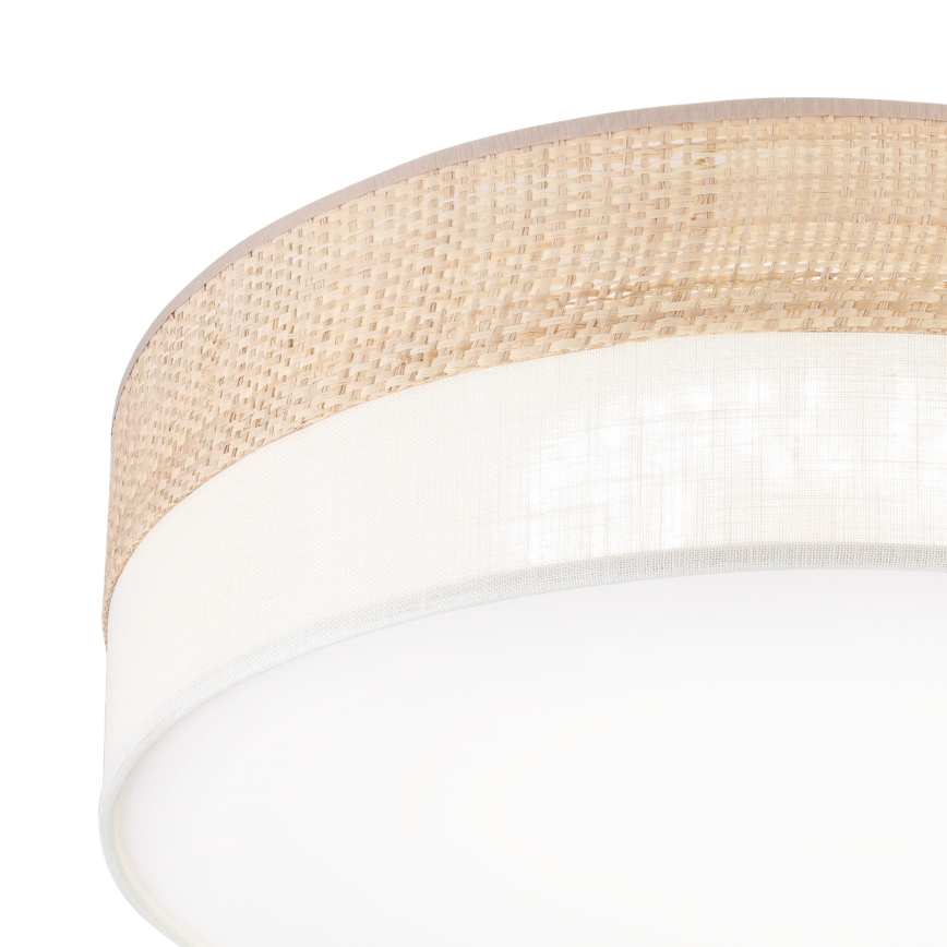 LED loftlampe SIRJA BOHO LED/36W/230V 4000K Ø45 cm beige/creme
