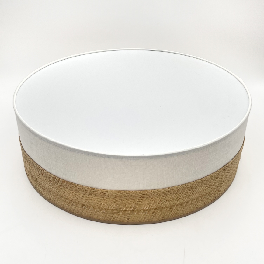 LED loftlampe SIRJA BOHO LED/36W/230V 4000K Ø 45 cm beige/hvid