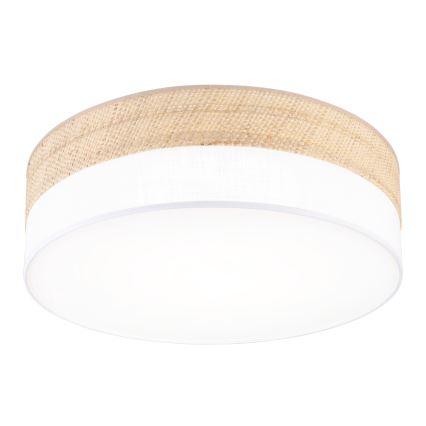 LED loftlampe SIRJA BOHO LED/36W/230V 4000K Ø 45 cm beige/hvid