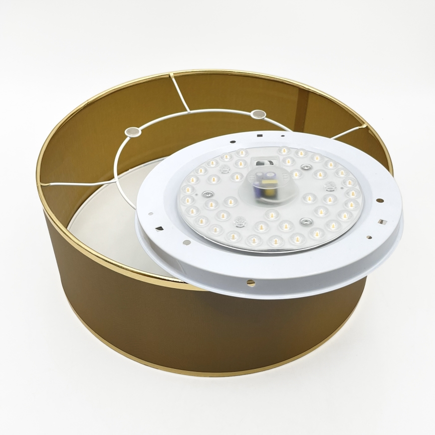 LED loftlampe SIRJA LED/20W/230V 4000K Ø 35 cm brun/guld
