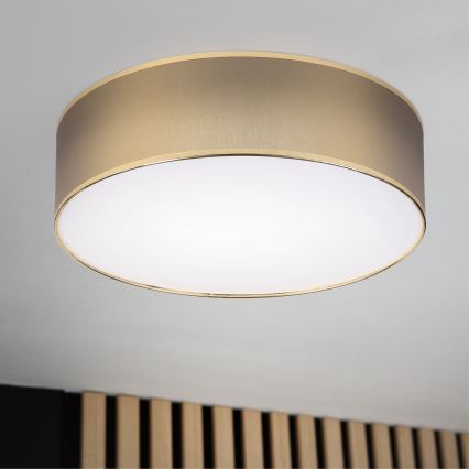 LED loftlampe SIRJA LED/36W/230V 4000K Ø 45 cm brun/guld