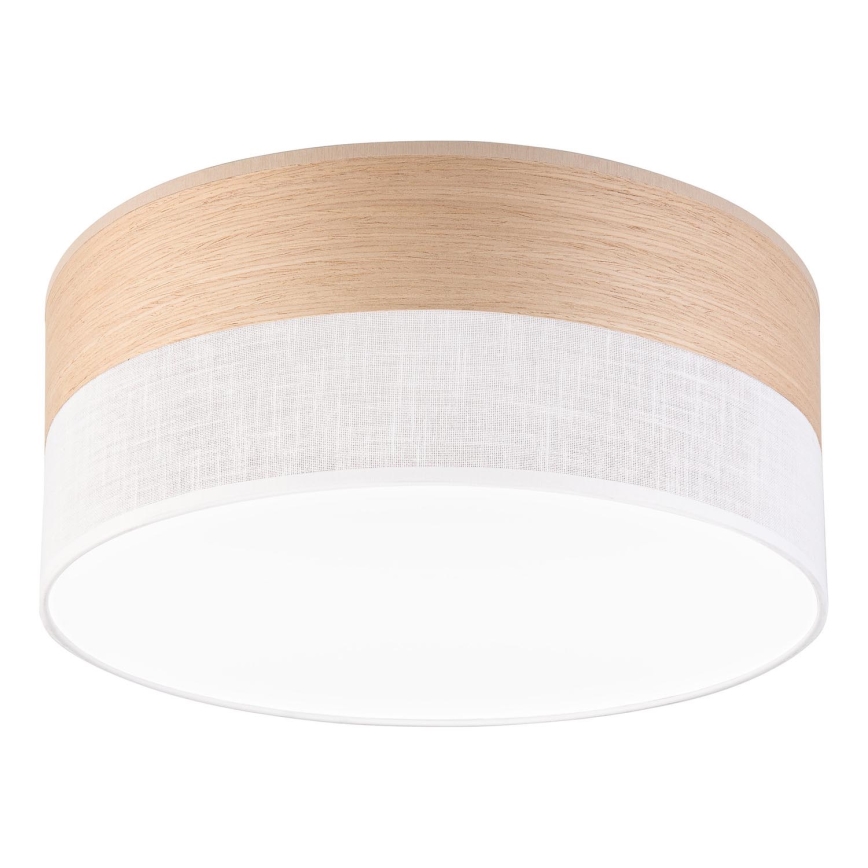 LED loftlampe SIRJA WOOD LED/20W/230V diameter 35 cm hvid/eg