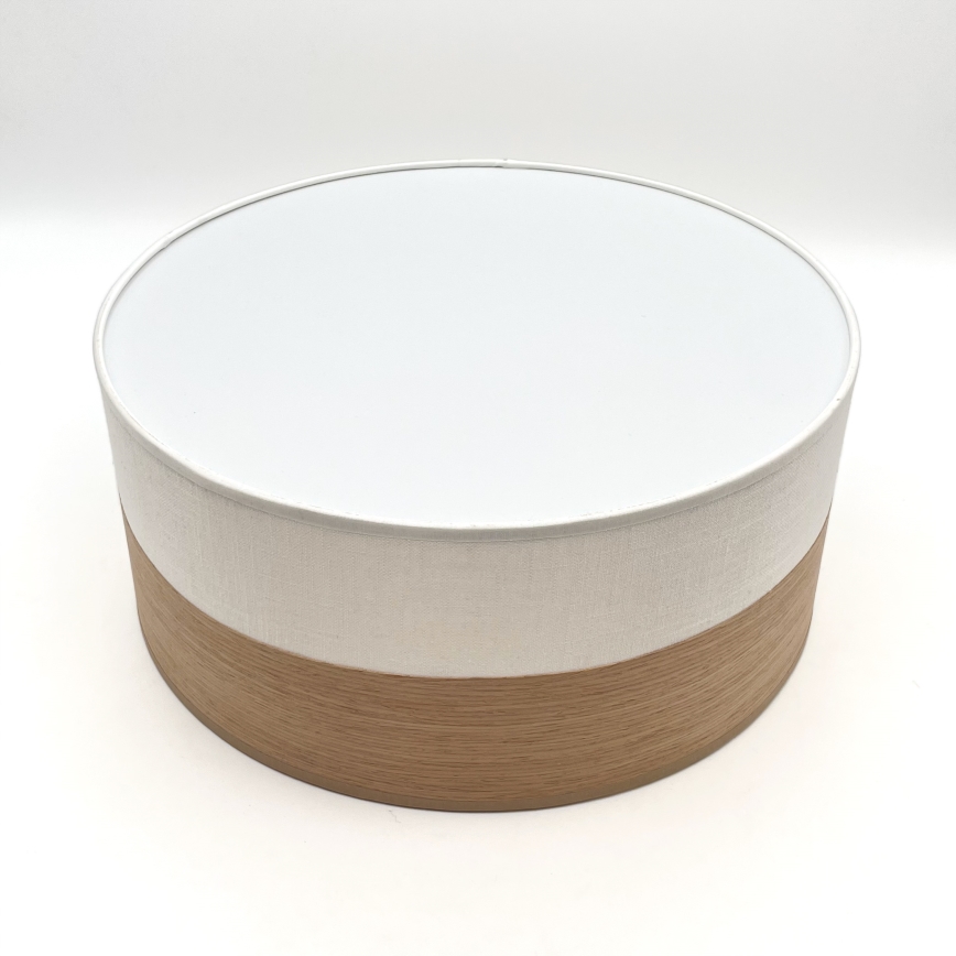 LED loftlampe SIRJA WOOD LED/20W/230V diameter 35 cm hvid/eg