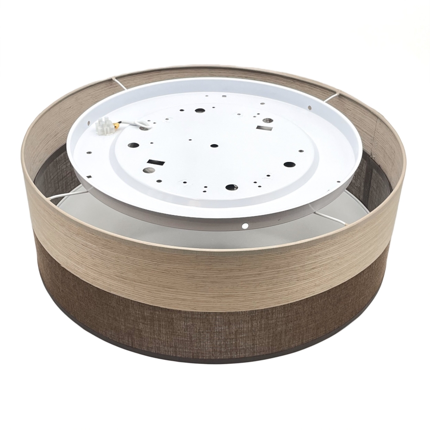 LED loftlampe SIRJA WOOD LED/36W/230V diameter 45 cm brun/eg