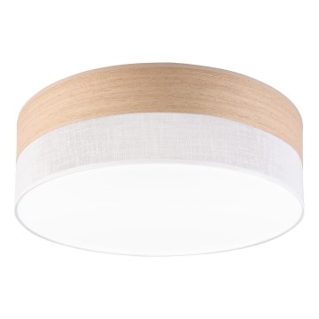LED loftlampe SIRJA WOOD LED/36W/230V diameter 45 cm hvid/eg