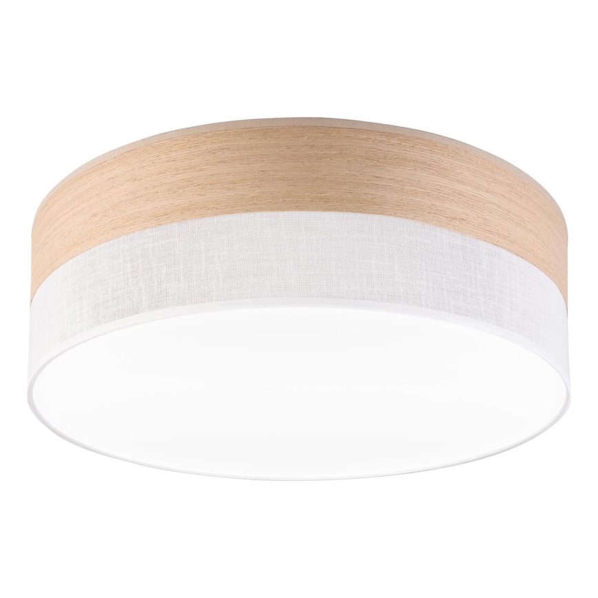 LED loftlampe SIRJA WOOD LED/36W/230V diameter 45 cm hvid/eg