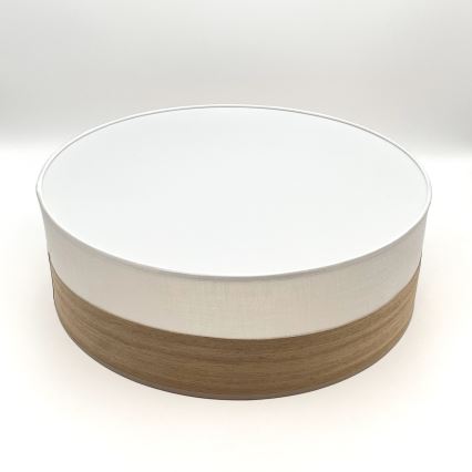 LED loftlampe SIRJA WOOD LED/36W/230V diameter 45 cm hvid/eg