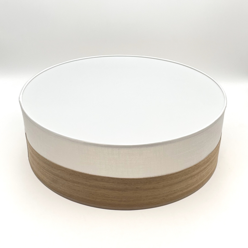LED loftlampe SIRJA WOOD LED/36W/230V diameter 45 cm hvid/eg