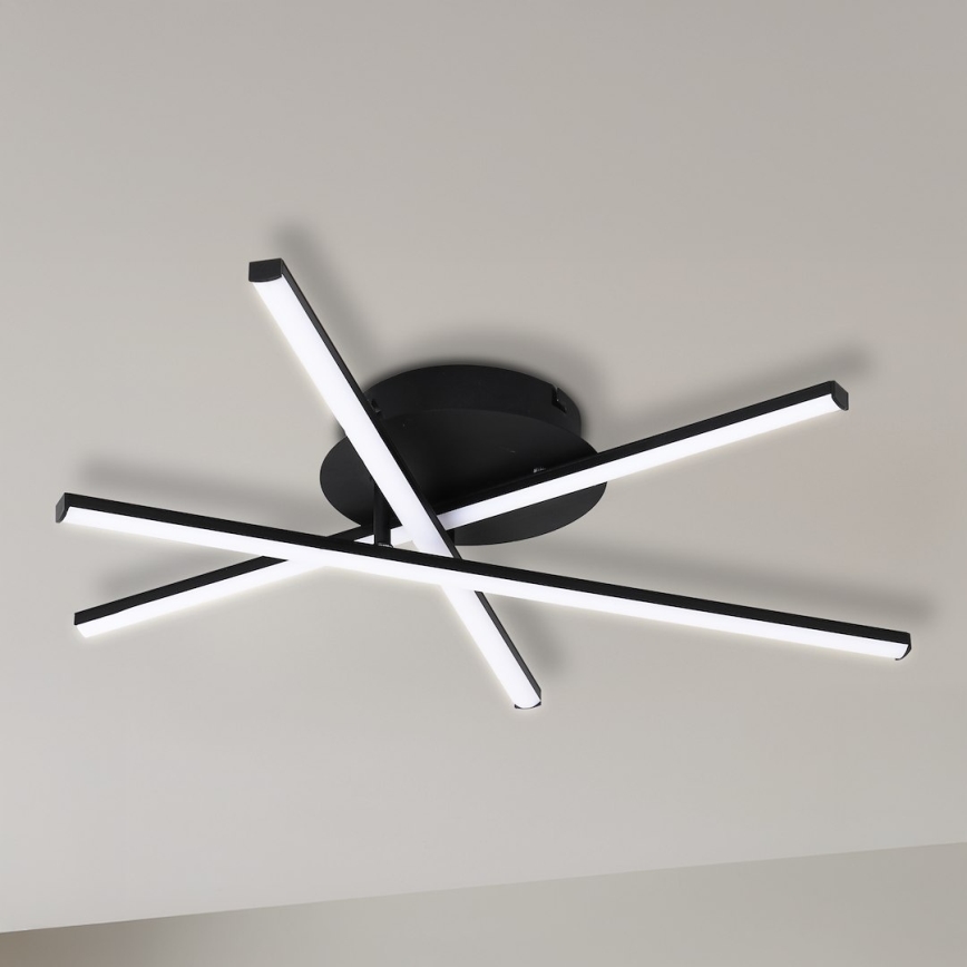 LED loftlampe STICK LED/12W/230V sort