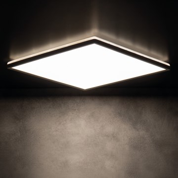 LED loftlampe til badeværelse AZPO LED/12,3W/230V IP54 sort