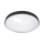 LED loftlampe til badeværelse CIRCLE LED/12W/230V 4000K diameter 25 cm IP44 sort
