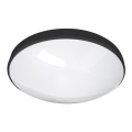 LED loftlampe til badeværelse CIRCLE LED/24W/230V 4000K diameter 37 cm IP44 sort