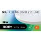 LED loftlampe til badeværelse CIRCLE LED/36W/230V 4000K diameter 45 cm IP44 hvid