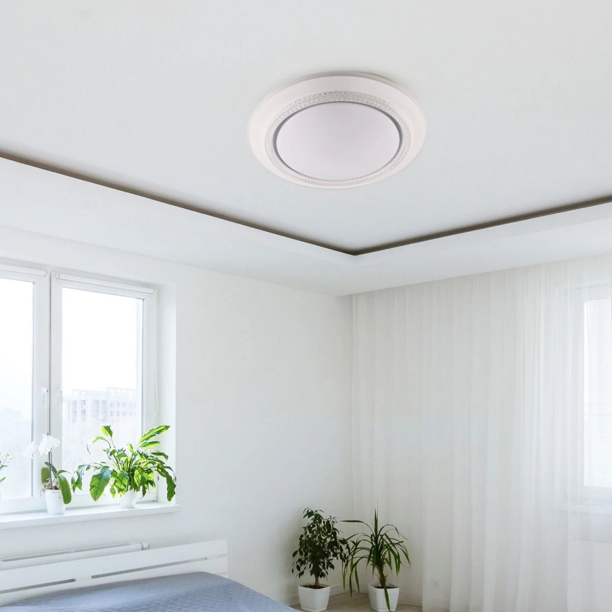 LED loftlampe til badeværelse dæmpbar ADELA LED/72W/230V diameter 48 cm 3000-6000K IP44 + fjernbetjening