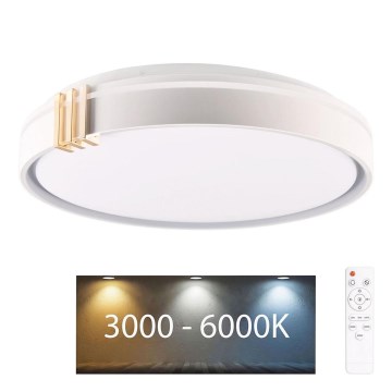LED loftlampe til badeværelse dæmpbar ARLETTA LED/48W/230V diameter 38 cm 3000-6000K IP44 + fjernbetjening