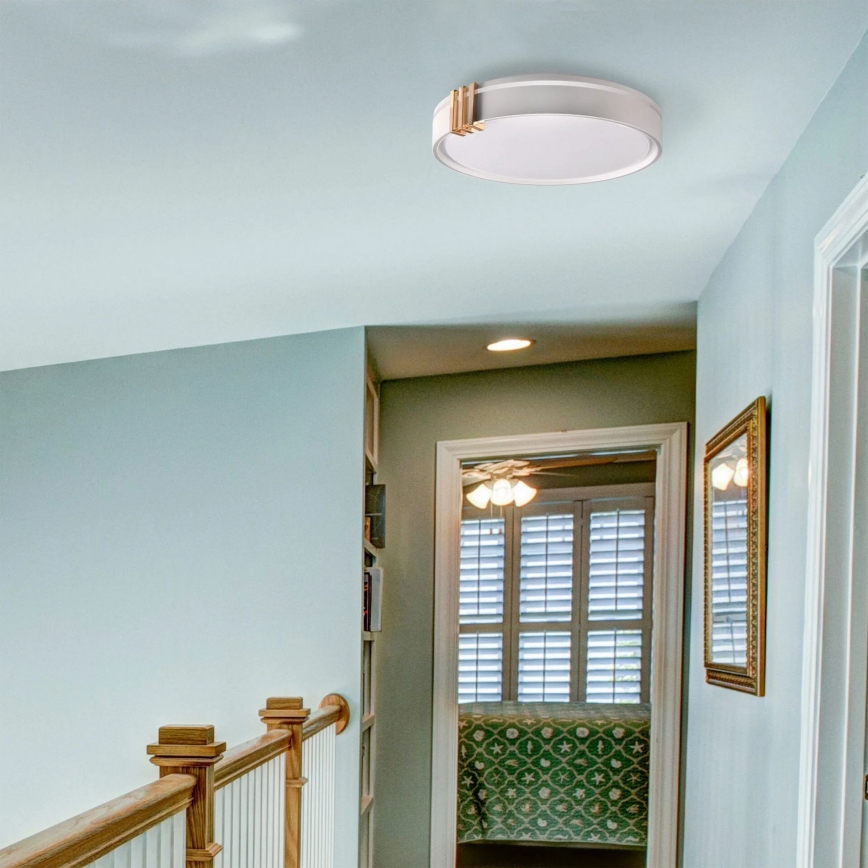 LED loftlampe til badeværelse dæmpbar ARLETTA LED/48W/230V diameter 38 cm 3000-6000K IP44 + fjernbetjening