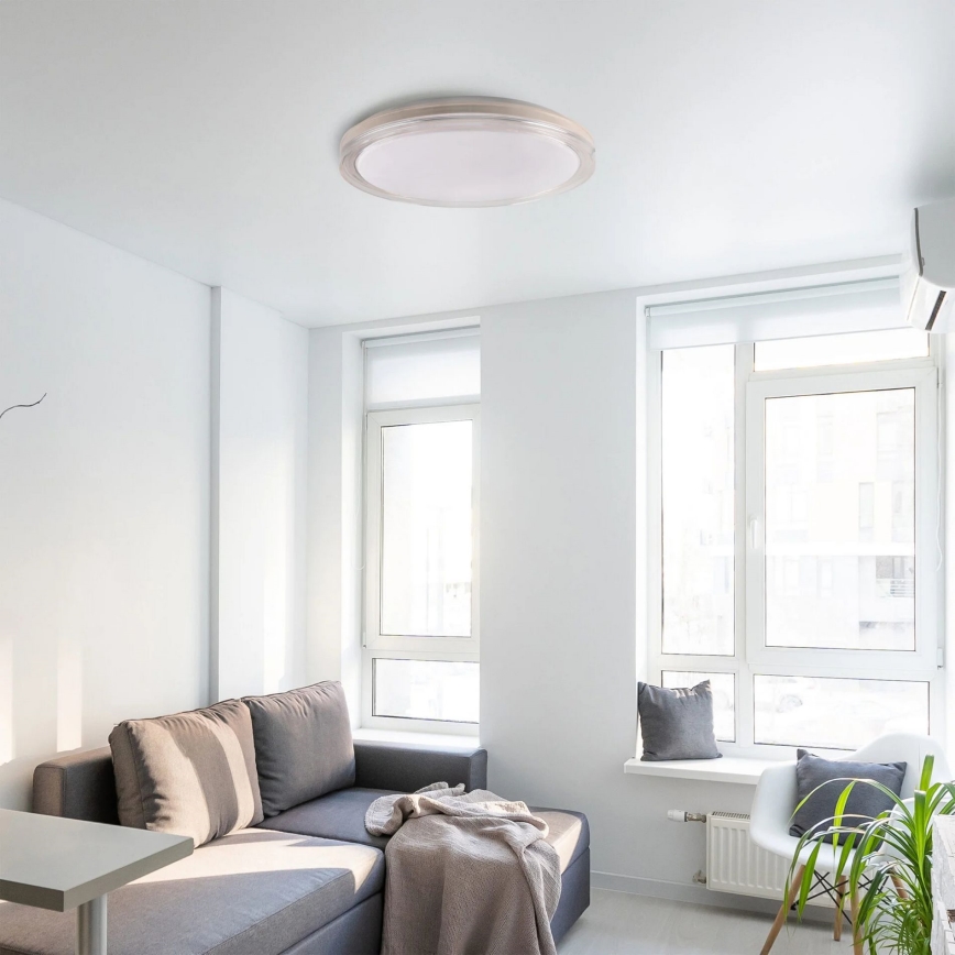 LED loftlampe til badeværelse dæmpbar CASSANDRA LED/72W/230V diameter 49 cm 3000-6000K IP44 + fjernbetjening