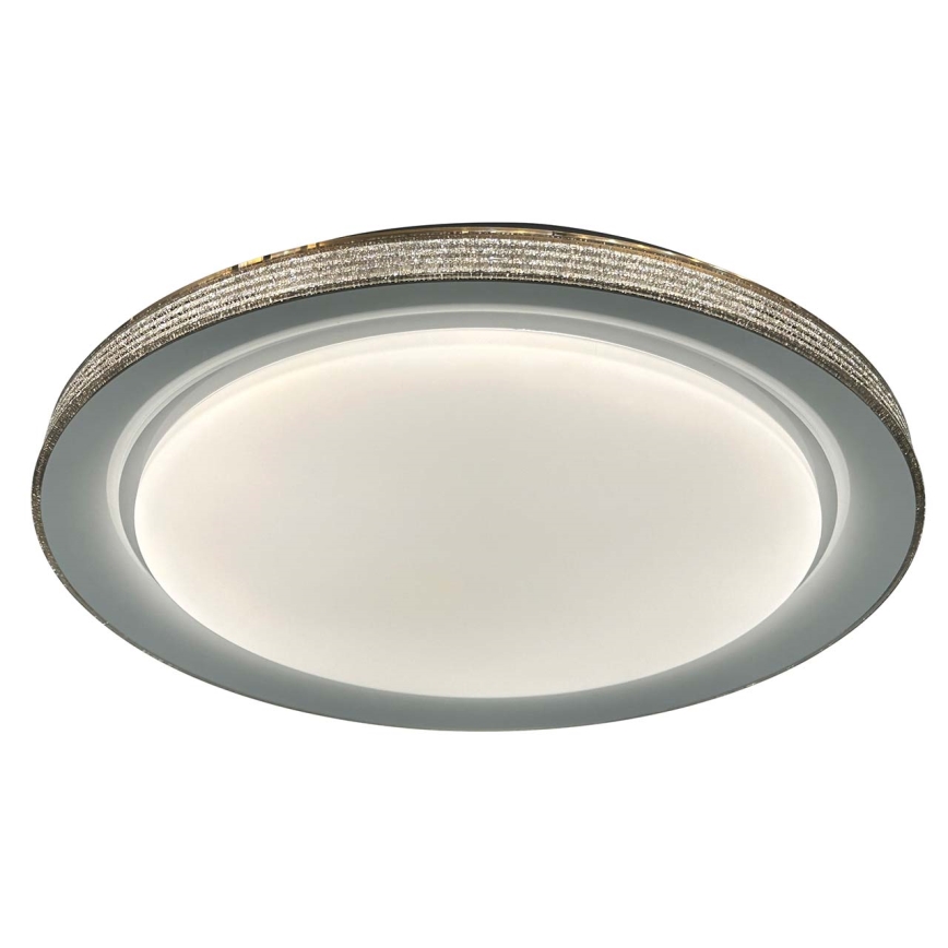 LED loftlampe til badeværelse dæmpbar GRAŻYNA LED/72W/230V 3000-6000K diameter 51 cm IP44 grå + fjernbetjening