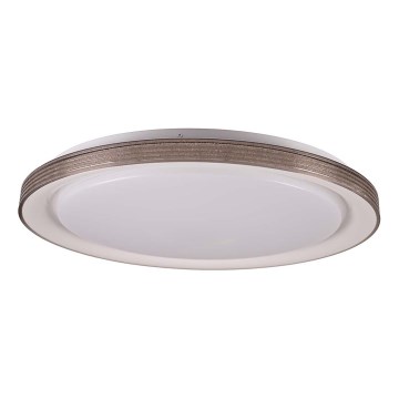 LED loftlampe til badeværelse dæmpbar GRAŻYNA LED/72W/230V 3000-6000K diameter 51 cm IP44 grå + fjernbetjening