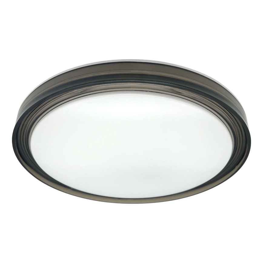 LED loftlampe til badeværelse dæmpbar HALINA LED/48W/230V 3000-6000K diameter 38 cm IP44 sort + fjernbetjening