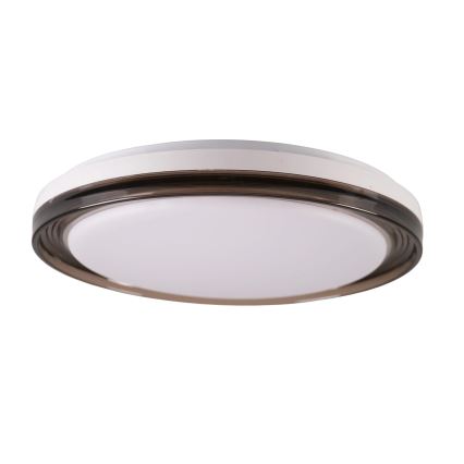 LED loftlampe til badeværelse dæmpbar HALINA LED/48W/230V 3000-6000K diameter 38 cm IP44 sort + fjernbetjening
