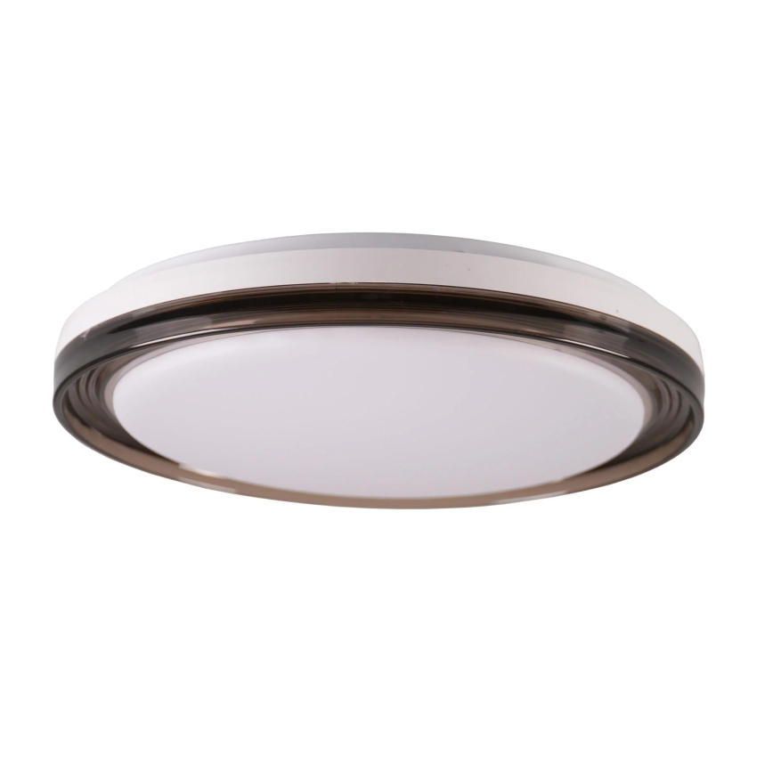 LED loftlampe til badeværelse dæmpbar HALINA LED/48W/230V 3000-6000K diameter 38 cm IP44 sort + fjernbetjening