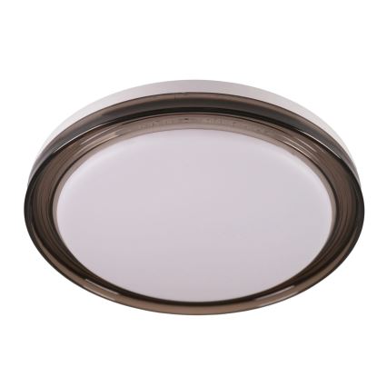 LED loftlampe til badeværelse dæmpbar HALINA LED/48W/230V 3000-6000K diameter 38 cm IP44 sort + fjernbetjening