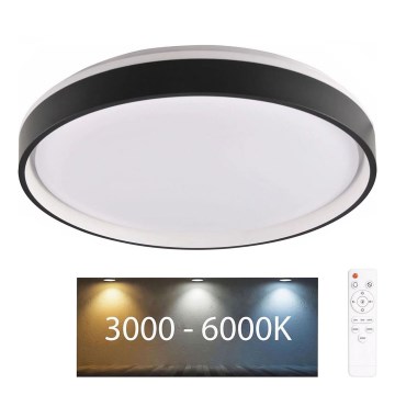 LED loftlampe til badeværelse dæmpbar JADWIGA LED/42W/230V diameter 38,5 cm 3000-6000K IP44 + fjernbetjening