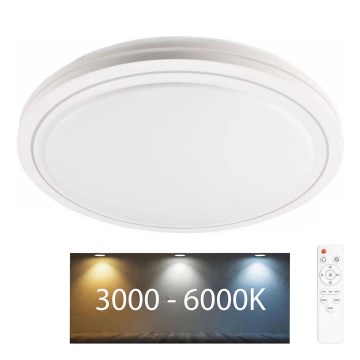 LED loftlampe til badeværelse dæmpbar MARIAN LED/72W/230V diameter 48 cm 3000-6000K IP44 + fjernbetjening