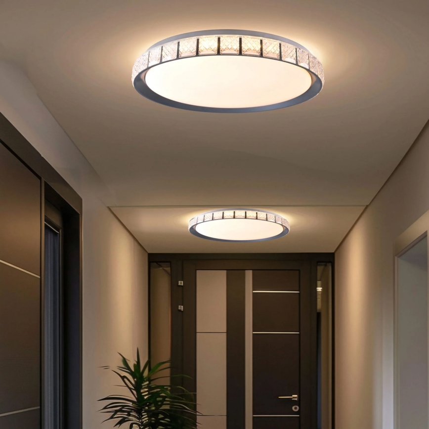 LED loftlampe til badeværelse dæmpbar NINA LED/72W/230V diameter 49 cm 3000-6000K IP44 + fjernbetjening