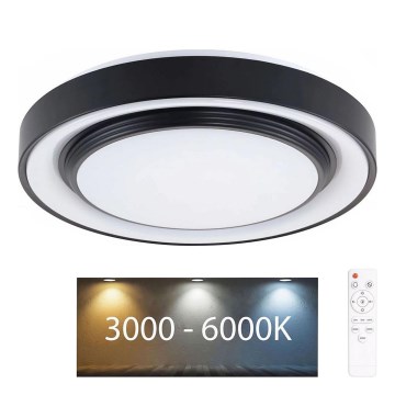 LED loftlampe til badeværelse dæmpbar ZYGMUNT LED/72W/230V diameter 48,5 cm 3000-6000K IP44 + fjernbetjening
