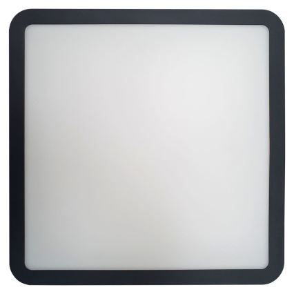 LED loftlampe til badeværelse ELLÉ LED/24W/230V 3000/4000/6500K 26x26 cm IP54 antracit