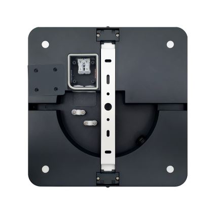 LED loftlampe til badeværelse ELLÉ LED/24W/230V 3000/4000/6500K 26x26 cm IP54 antracit