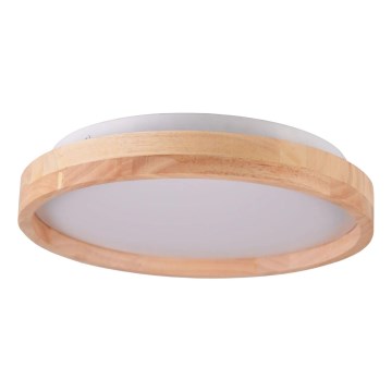 LED loftlampe til badeværelse i træ LED/12W/230V Ø 27 cm IP44 eg